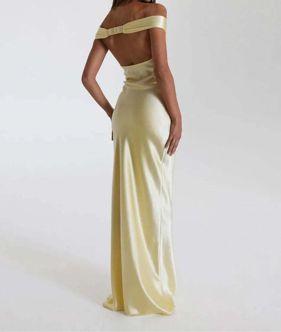 שמלת סאטן סטייל-Daisy