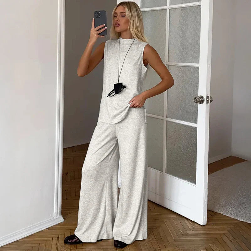 סט מכנס+ווסט -Emma