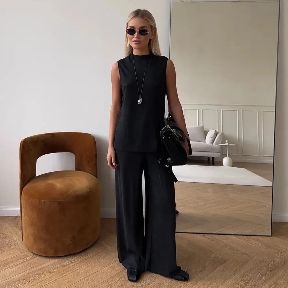 סט מכנס+ווסט -Emma