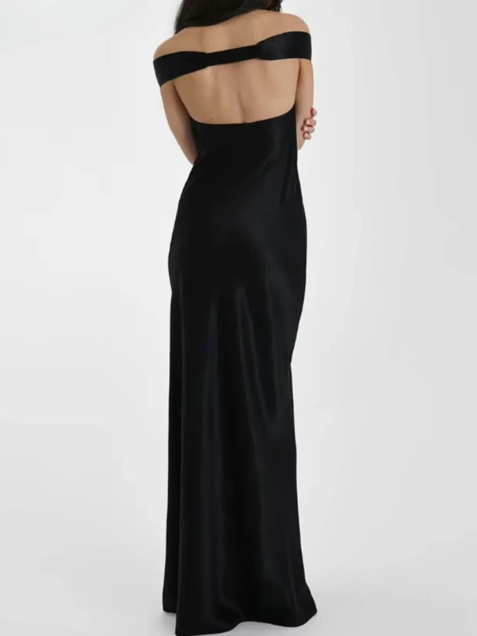 שמלת סאטן סטייל-Daisy