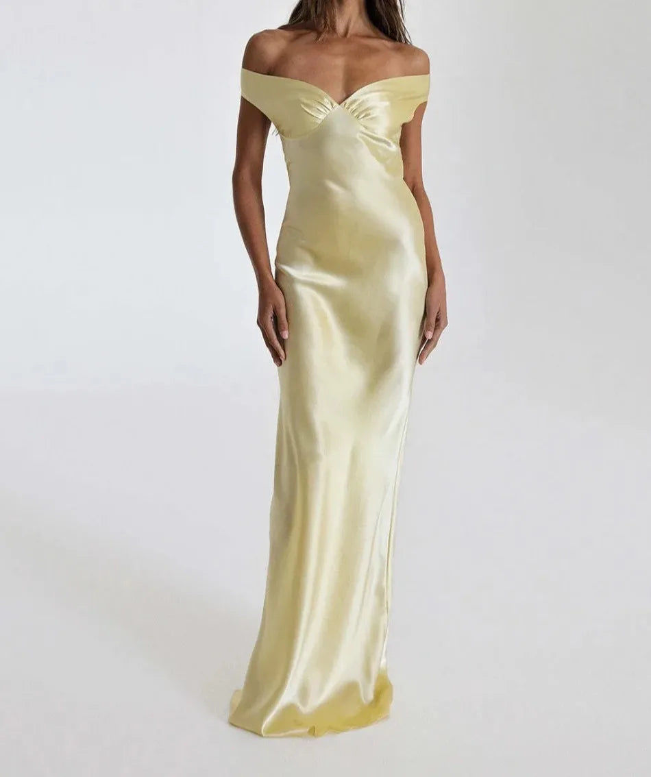 שמלת סאטן סטייל-Daisy