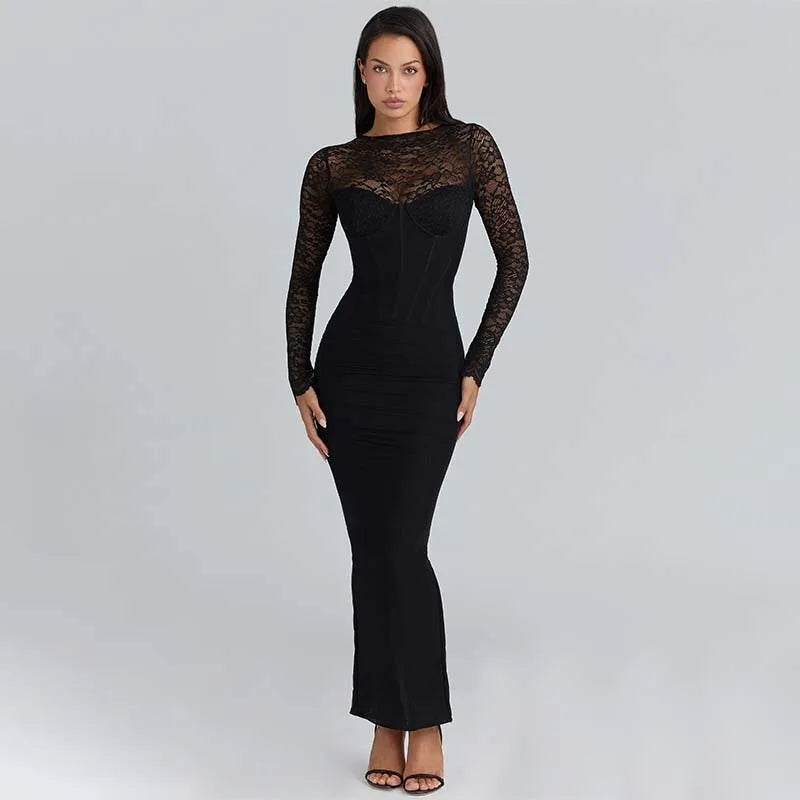 שמלת מקסי -Luna