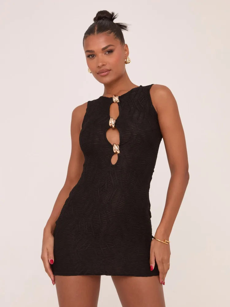 שמלת מיני נועזת-Ruby