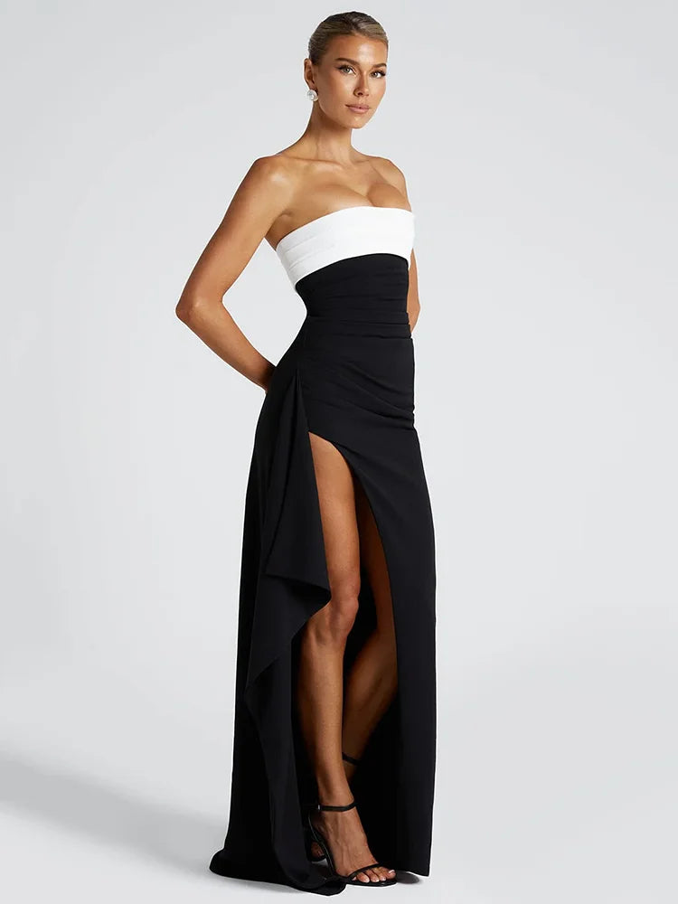 שמלת שסע אופנתית-Kennedy