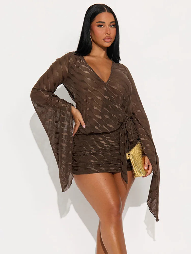 שמלת מיני דגם-Scarlett