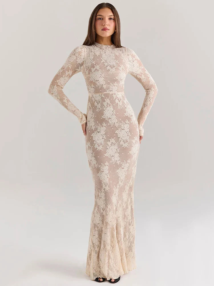 שמלת ערב תחרה-Madeline