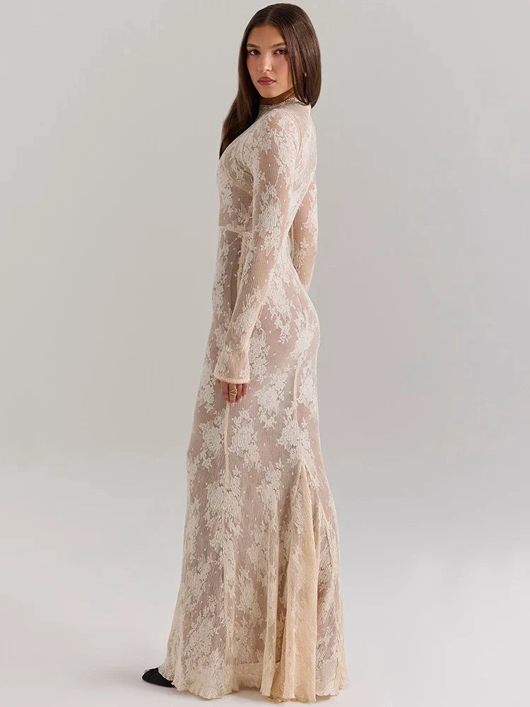 שמלת ערב תחרה-Madeline