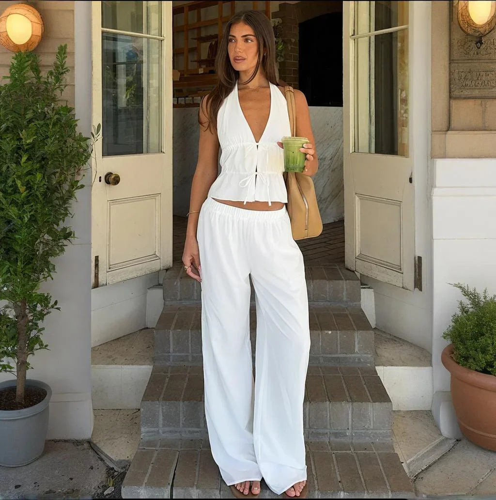 סט מכנס+ווסט סטייל-Sophia