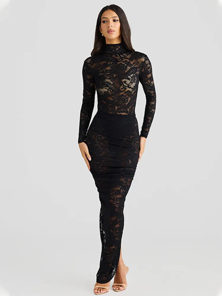 סט תחרה דו-חלקי ליציאות-Aubrey