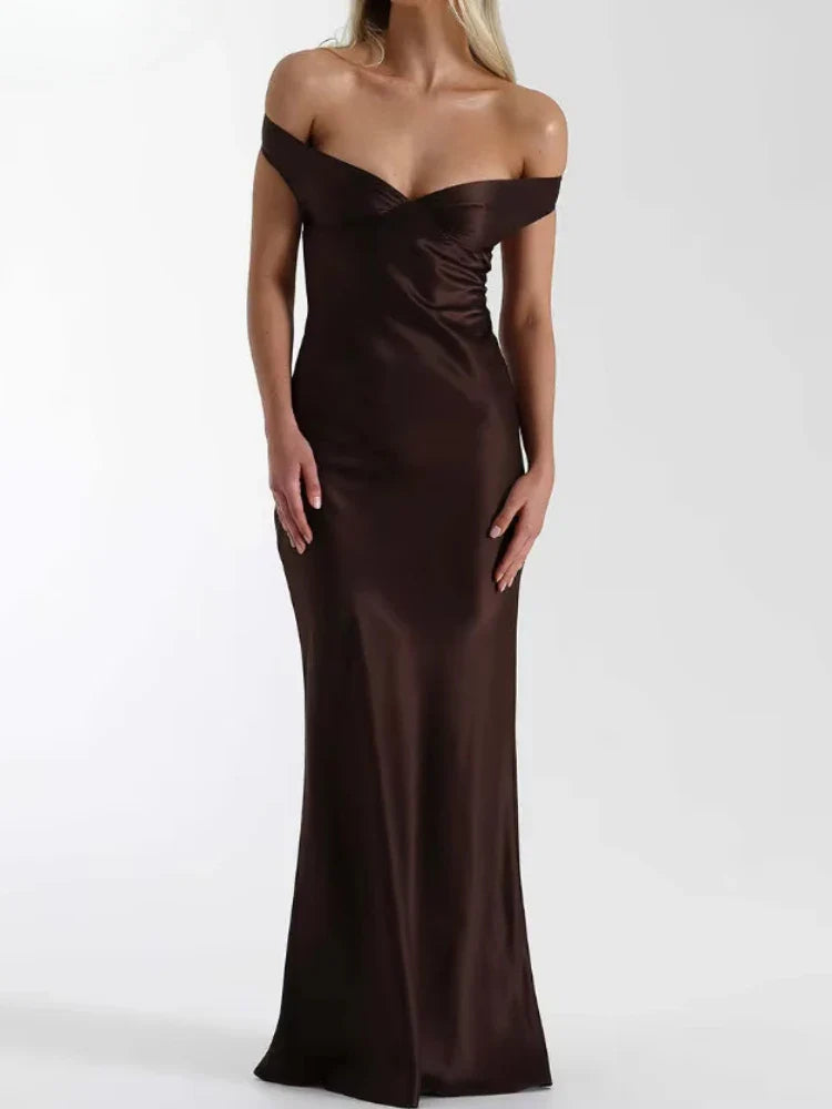 שמלת סאטן סטייל-Daisy