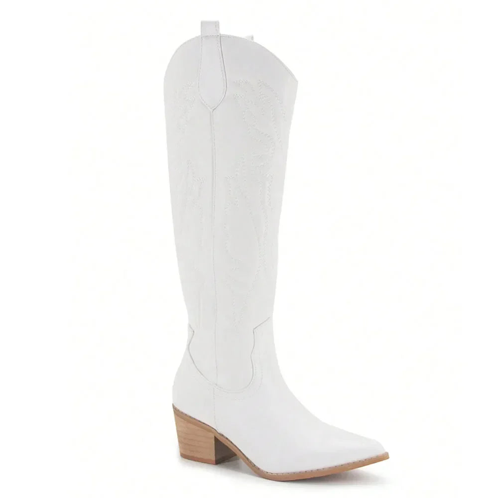 מגפי עור גבוהים-Margaret