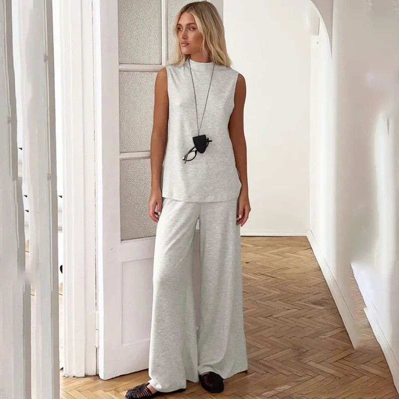 סט מכנס+ווסט -Emma