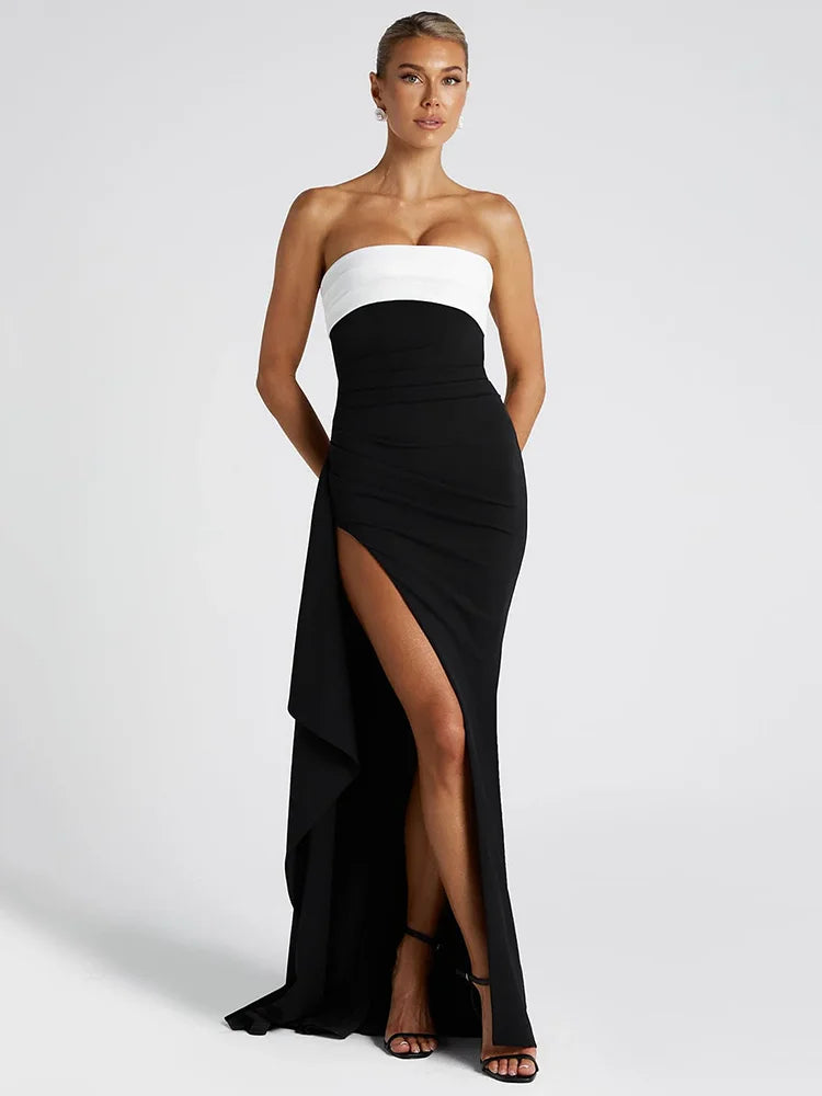 שמלת שסע אופנתית-Kennedy