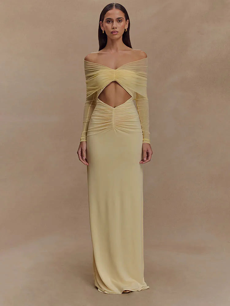 שמלת מקסי-Paisley