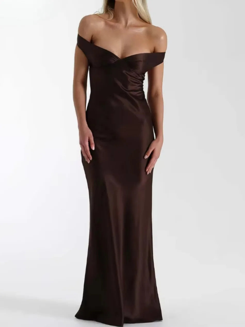 שמלת סאטן סטייל-Daisy