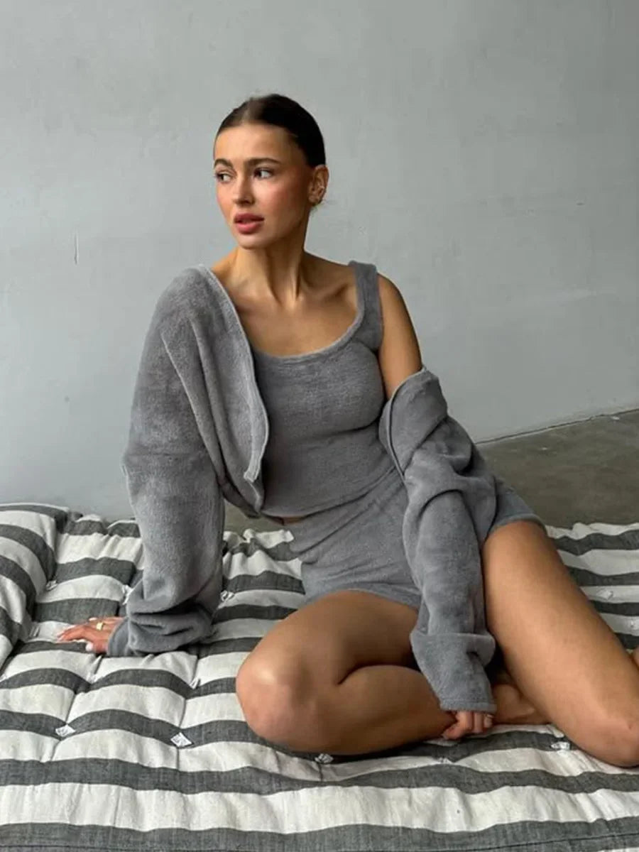 סט חורף קצר-Chloe