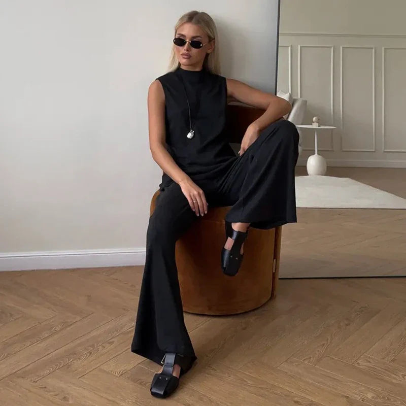 סט מכנס+ווסט -Emma