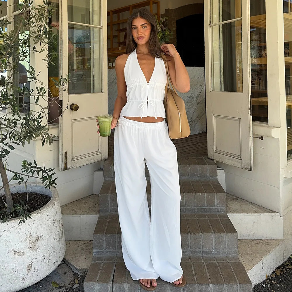 סט מכנס+ווסט סטייל-Sophia